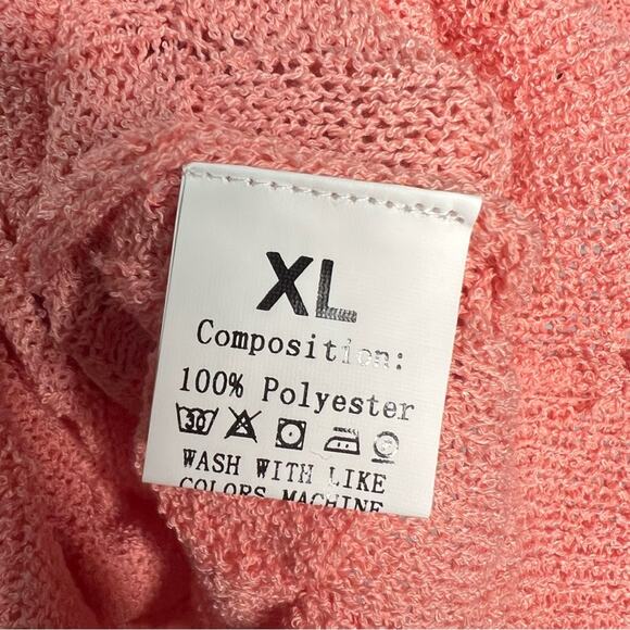 EvoStyle XL Knit Short Sleeve V Neck Short Sleeve Sweater Textured NEW - Picture 5 of 9